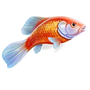 Cartoon Goldfish PNG Ych