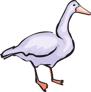Cartoon Goose Illustration