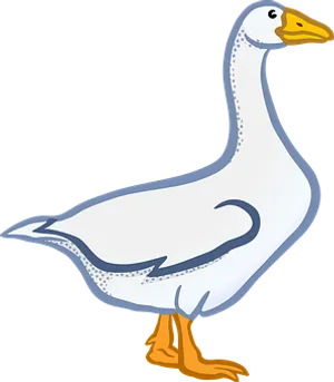 Cartoon Goose Illustration