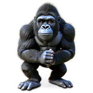 Cartoon Gorilla Character Png Fua49 PNG image