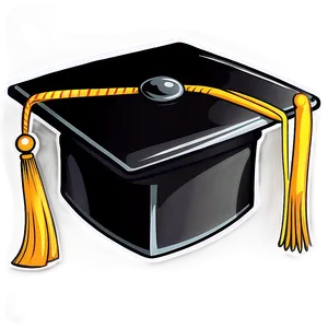 Cartoon Graduation Cap Clipart 34 PNG image