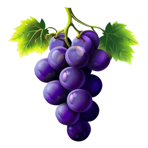 Cartoon Grape Png Atx51 PNG image