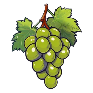 Cartoon Grape PNG Pgv