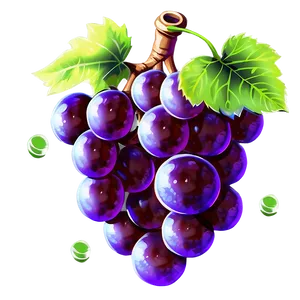 Cartoon Grape PNG Xol
