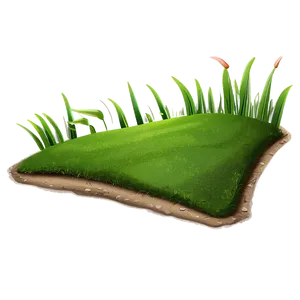 Cartoon Grass Hill PNG Ree PNG