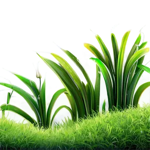 Cartoon Grass Outline PNG Qie PNG