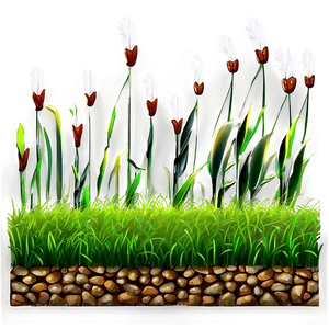 Cartoon Grass Texture PNG 06122024