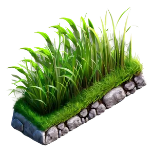 Cartoon Grass Under Foot PNG 06122024 PNG
