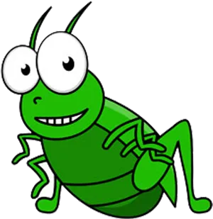 Cartoon Grasshopper Smiling.png PNG image