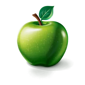 Cartoon Green Apple Png Oxb59 PNG image