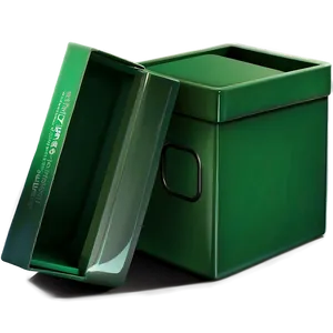 Cartoon Green Box PNG Ipr