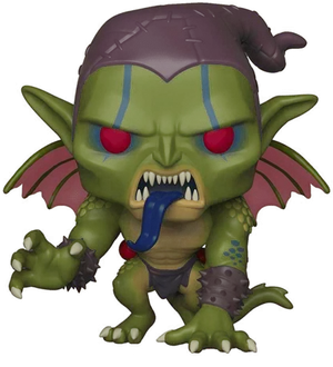 Cartoon Green Goblin Creature PNG image