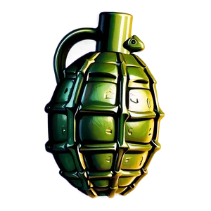 Cartoon Grenade PNG Fgr