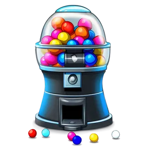 Cartoon Gumball Machine Png 06292024 PNG image