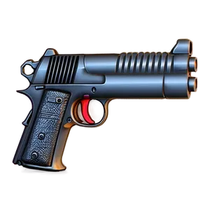 "cartoon Gun PNG: Fun And Whimsical Design" Vvt71