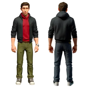 Cartoon Guy PNG Iqj