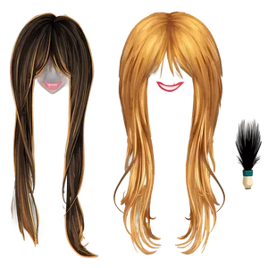 Cartoon Hair Clipart Png 50 PNG image