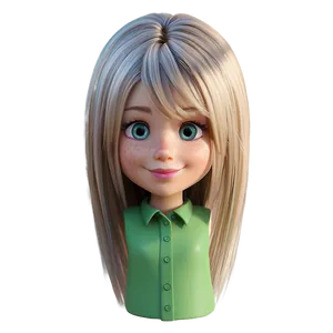 Cartoon Hair For Animation Png 06272024 PNG image