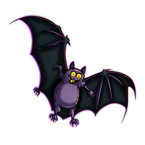 Cartoon Halloween Bats Png 98 PNG image
