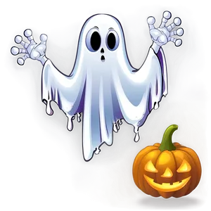 Cartoon Halloween Ghost Png Itk39 PNG image