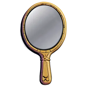 Cartoon Hand Mirror PNG Ikq