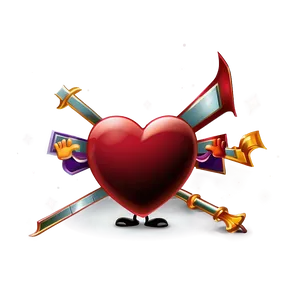 Cartoon Heart A PNG image