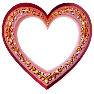 Cartoon Heart Border Png Ije70 PNG image