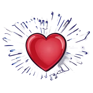 Cartoon Heart Doodle PNG Jim41