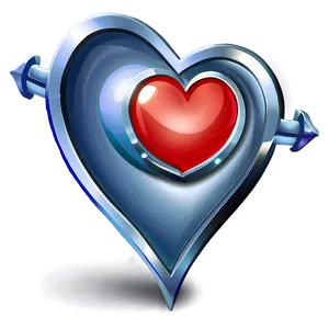 Cartoon Heart Icon Png Vnl55 PNG image