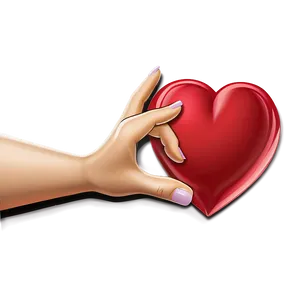 Cartoon Heart In Hand PNG 06132024 PNG