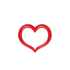 Cartoon Heart Outline Png 66 PNG image