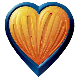 Cartoon Heart Outline PNG 75