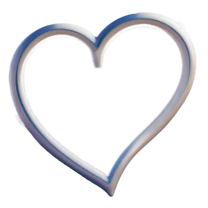 Cartoon Heart Outline Png Ahq PNG image