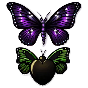 Cartoon Heart With Butterfly Wings PNG 41 PNG