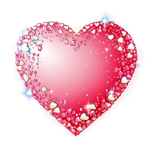 Cartoon Heart With Sparkles PNG 93 PNG