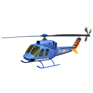 Cartoon Helicopter PNG Rtv