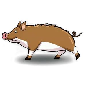 Cartoon Hog Png 06252024 PNG image