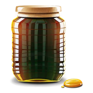 Cartoon Honey Jar PNG 06212024 PNG