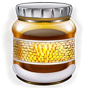 Cartoon Honey Jar PNG Epe