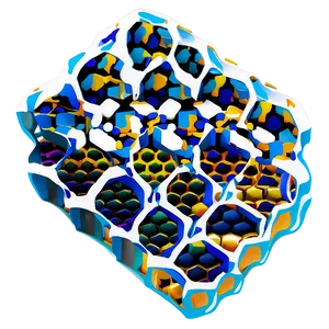 Cartoon Honeycomb PNG Bhh14