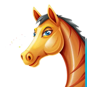 Cartoon Horse For Kids Png 06212024 PNG image