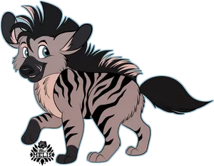 Cartoon Hybrid Animal Illustration PNG image