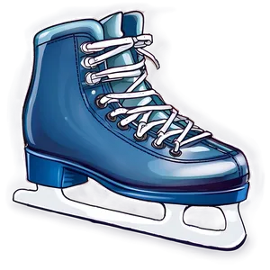 Cartoon Ice Skates PNG 06122024 PNG