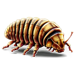 Cartoon Isopod Png 06292024 PNG image