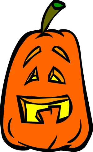 Cartoon Jack O Lantern Graphic PNG image