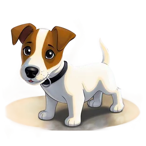 Cartoon Jack Russell Puppy PNG 06292024 PNG