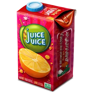 Cartoon Juice Box Png 06132024 PNG image