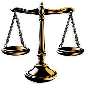 Cartoon Justice Scale PNG 06132024