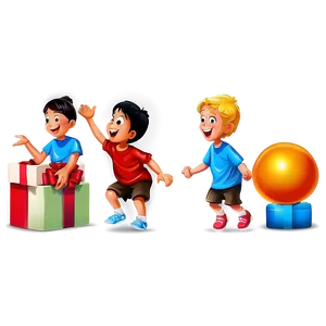 Cartoon Kids Playing Png Ahq PNG image