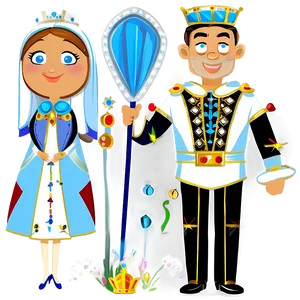 Cartoon King And Queen Png 64 PNG image